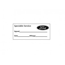 Specialist Service Stamp - Ford